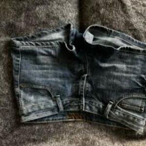 Blue mini Jean short, Medium